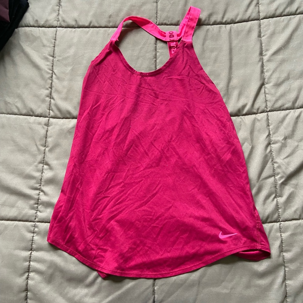 Nike Dark Pink Running Tank
